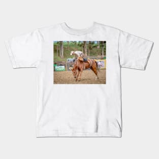 RODEOS, HORSES, COWBOYS Kids T-Shirt